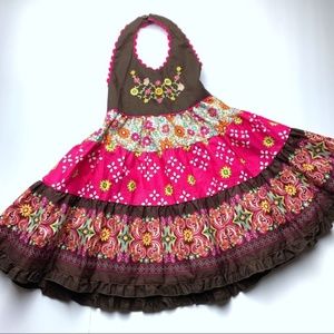 Wonderkids little girls' halter dress, size 24m